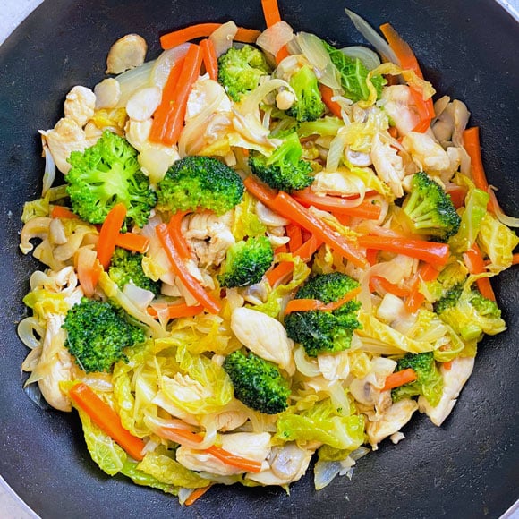 Chicken stir fry